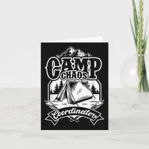 Funny Camp Chaos Counsellor Director Shirt Men Wom Card