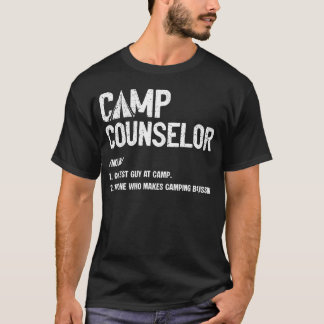 Funny Camp Counsellor Definition Summer T-Shirt