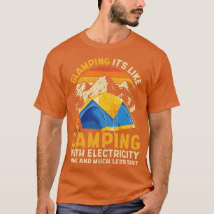 Funny Camper Glamping Outdoor Camp Nature Camping T-Shirt