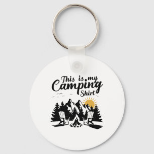 Funny Camper Hiking Nature Camping Rv This Is My C Key Ring