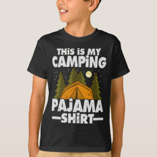 Funny camper hiking outdoor nature this is camping T-Shirt