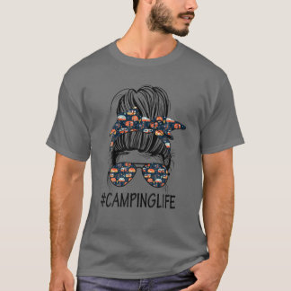 Funny Camper Life Camping And RV Mum Sunglasses Fo T-Shirt