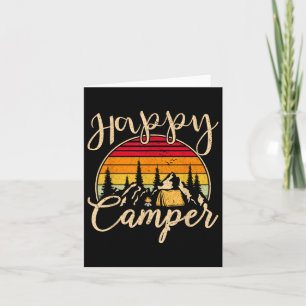 Funny Camper Outdoor Activity Camping Lover Happy Card