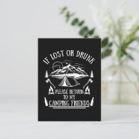 Funny camper slogan camping drinking sayings