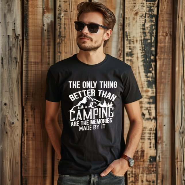 Funny camper slogan summer camping quotes T-Shirt (Creator Uploaded)