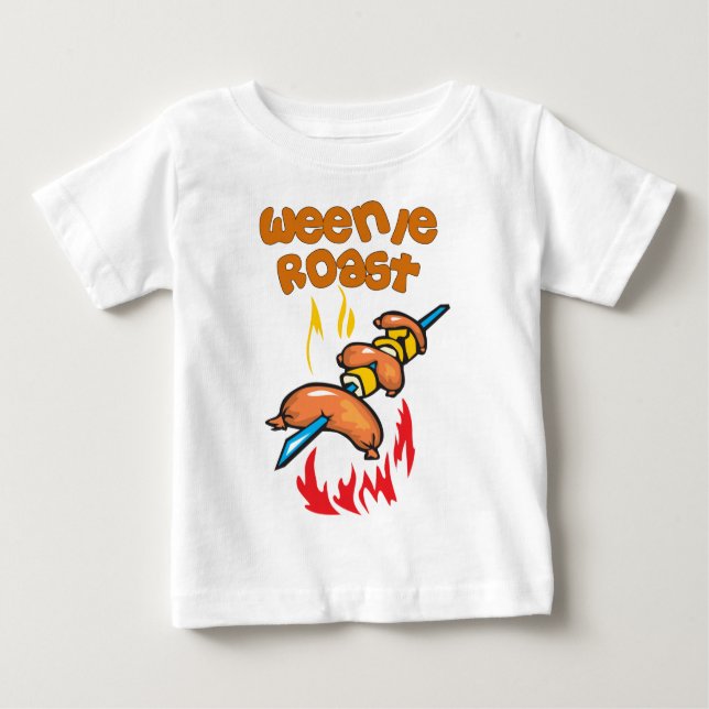 Funny Camping Baby T-Shirt (Front)