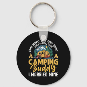 Funny Camping Camper Couple Camping Lovers Partner Key Ring