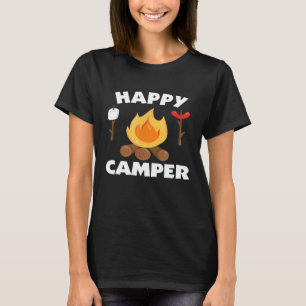 Funny Camping Campfire Adventure Hiking T-Shirt