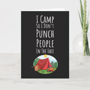 Funny Camping Cards For Adults Campfire Mountains