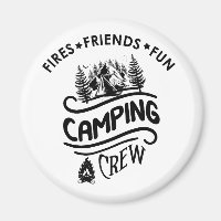 Funny camping crew slogan camper friends