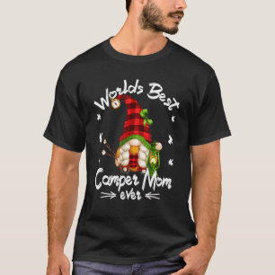 Funny Camping Grandma Gnome For Worlds Best Camper T-Shirt