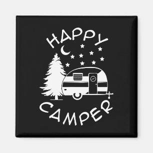 Funny Camping Hiking Lover Present Happy Camper 20 Magnet