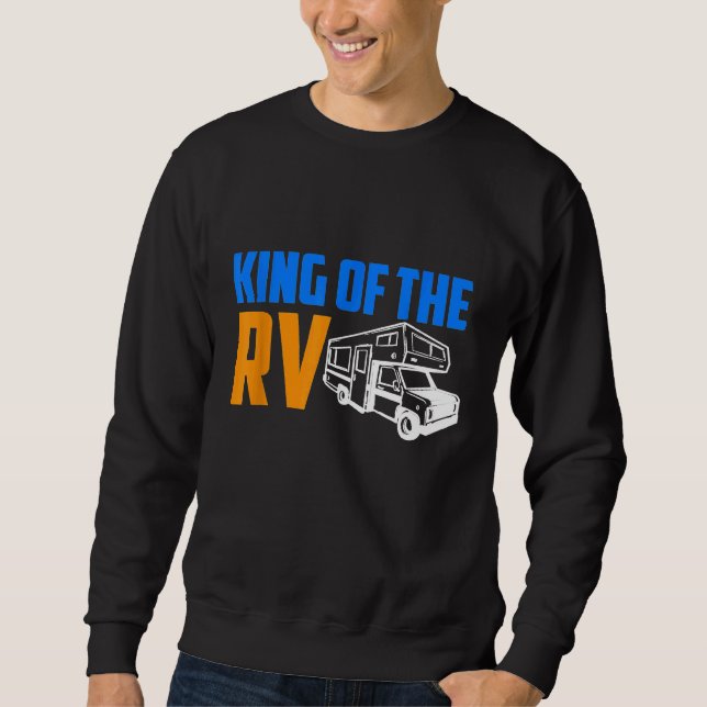 Funny Camping Lover Crazy Camping Sweatshirt (Front)