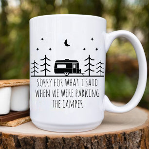 Funny Camping Lover Husband minimalist Name Coffee Mug