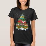 Funny Camping Merry Christmas Tree Camper Snowman  T-Shirt<br><div class="desc">Funny Camping Merry Christmas Tree Camper Snowman  1</div>