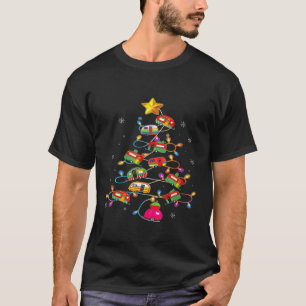 Funny Camping Merry Christmas Tree Camper Snowman T-Shirt