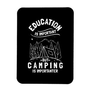 Funny Camping Quote Magnet