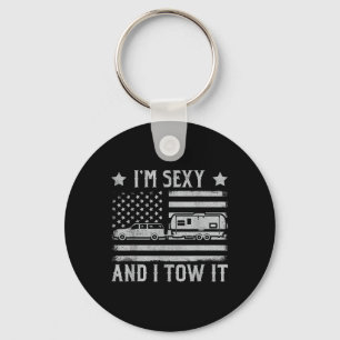 Funny Camping Rv Im Y And I Tow It Im Y And I Tow Key Ring