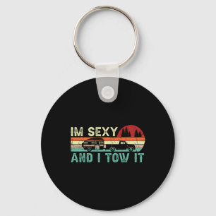 Funny Camping Rv Im Y And I Tow It Rv Camper 1  Key Ring