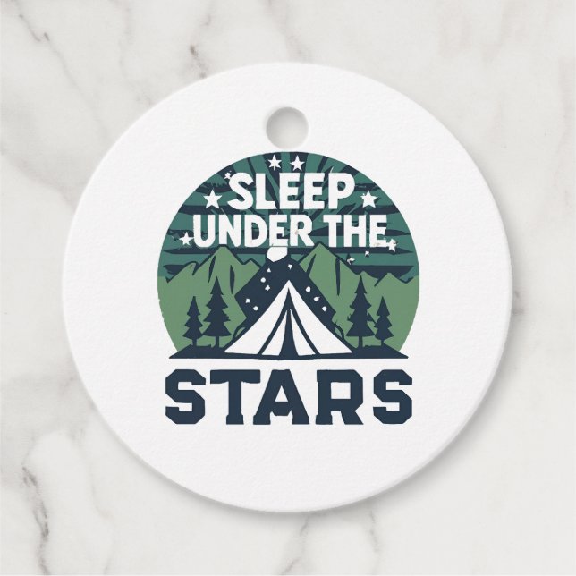  Funny camping sayings Favour Tags (Front)