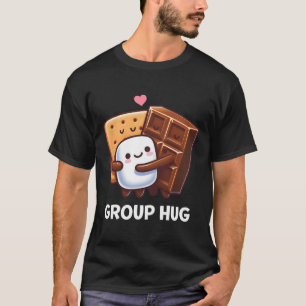Funny Camping Smores Group Hug Shirt Cute S'mores