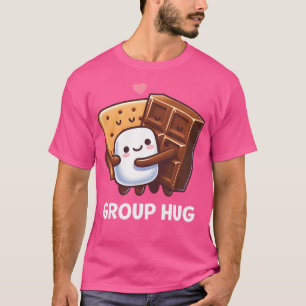 Funny Camping Smores Group Hug Shirt Cute S'Mores