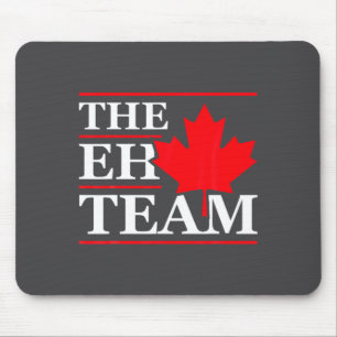 Funny Canada Eh Team Canadian Comedy Sarcasm Map Mouse Pad