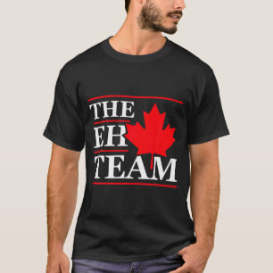 Funny Canada Eh Team Canadian Comedy Sarcasm Map T-Shirt