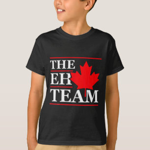 Funny Canada Eh Team Canadian Comedy Sarcasm Map  T-Shirt
