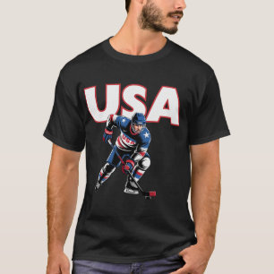 Funny Canada Hockey Lover Cool Graphic Gift Fans T-Shirt