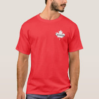 Funny Canada Maple Leaf Flag Canadian Roots Americ