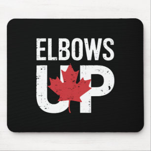 Funny Canada Meme Elbows Up Mouse Pad