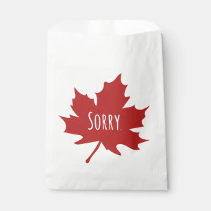 Funny Canadian Favour Bags