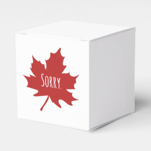 Funny Canadian Favour Box
