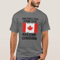 Funny Canadian Flag Others Are Born Canadian Canad