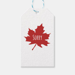 Funny Canadian Gift Tags