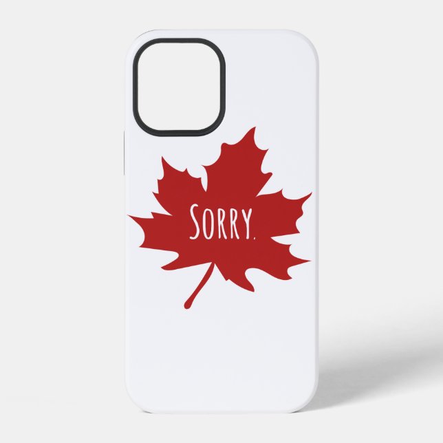 Funny Canadian iPhone Case (Back)