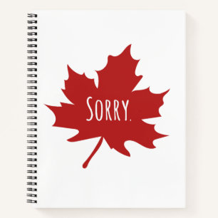 Funny Canadian Notebook