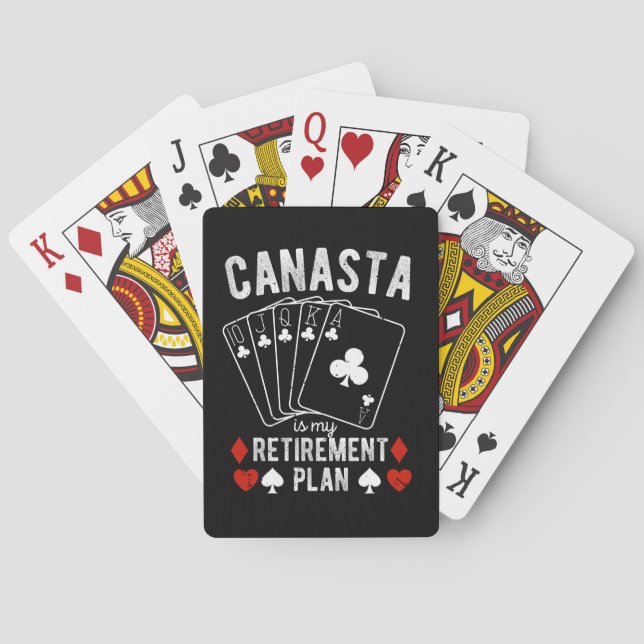 Funny Canasta Playing Cards (Back)