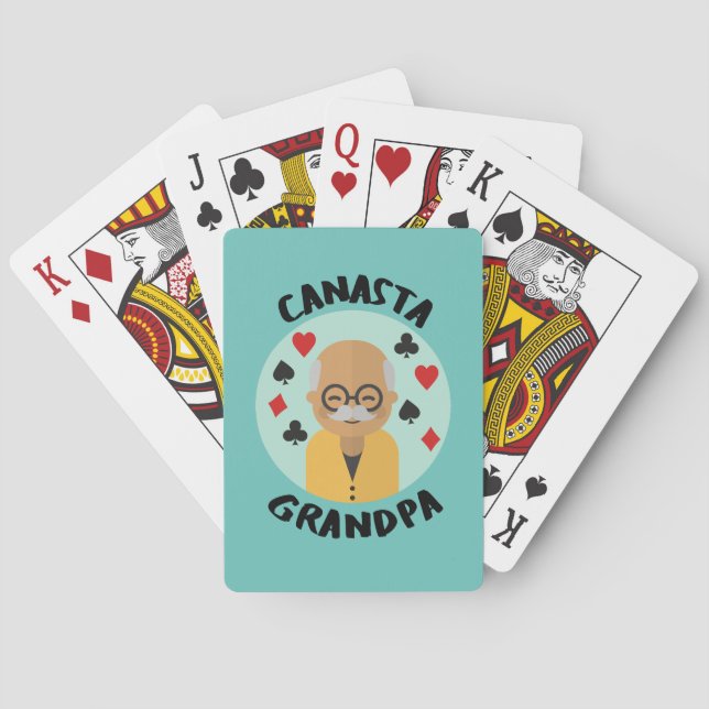Funny canasta playing cards (Back)