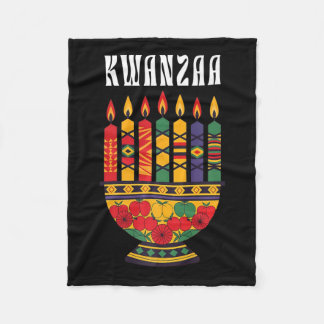 Funny Candles Serious Culture Afrocentric Celebrat Fleece Blanket