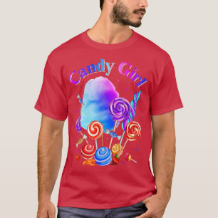 Funny Candy Cute Girl Sweet Lolly Candy Treat Love T-Shirt