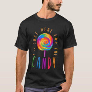 Funny Candy Halloween Lollipop Dessert Food Candy  T-Shirt