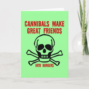 Funny cannibals card