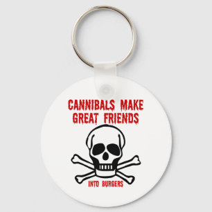 Funny cannibals key ring