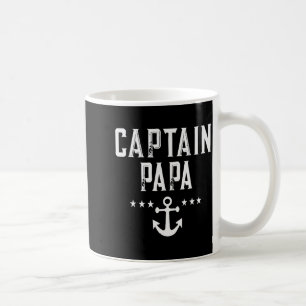 Funny Captain Papa Anchor Design  Coffee Mug