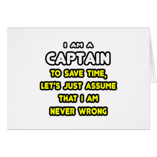 Funny Captain T-Shirts and Gifts