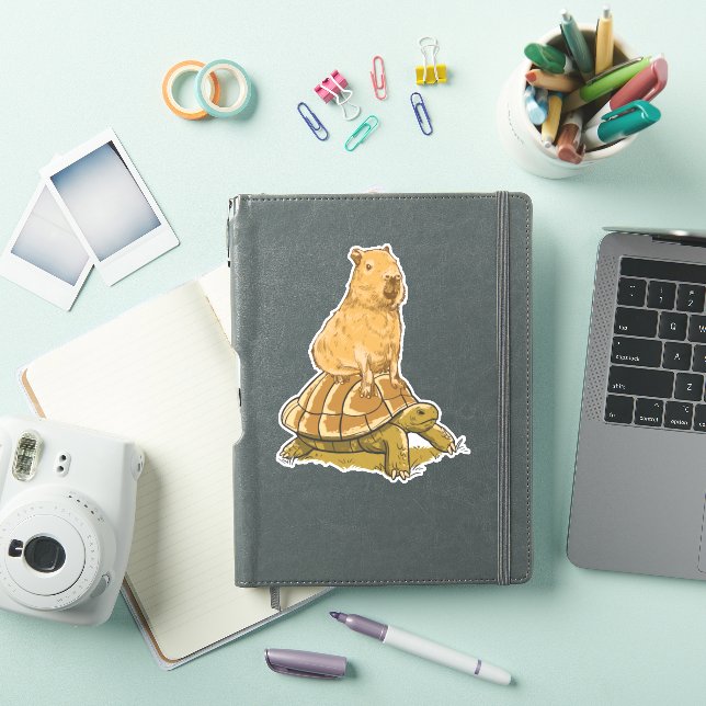 Funny Capybara Animal Turtle Cute Capybara (iPad Cover)