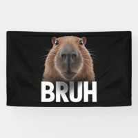 Funny Capybara Bruh 