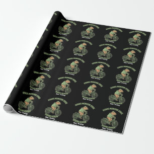 Funny Capybara Chaos Monitor State Testing Edition Wrapping Paper